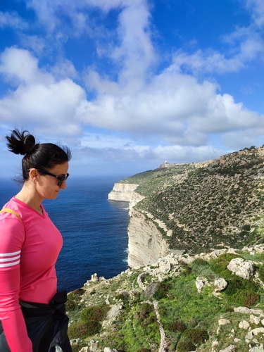 Dingli Cliffs a Malta, la vista delle bellissime scogliere sul mare