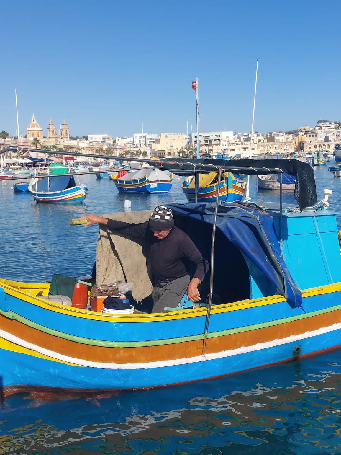 Cosa fare a Marsaxlokk e Marsascala, foto pescatore Marsascala