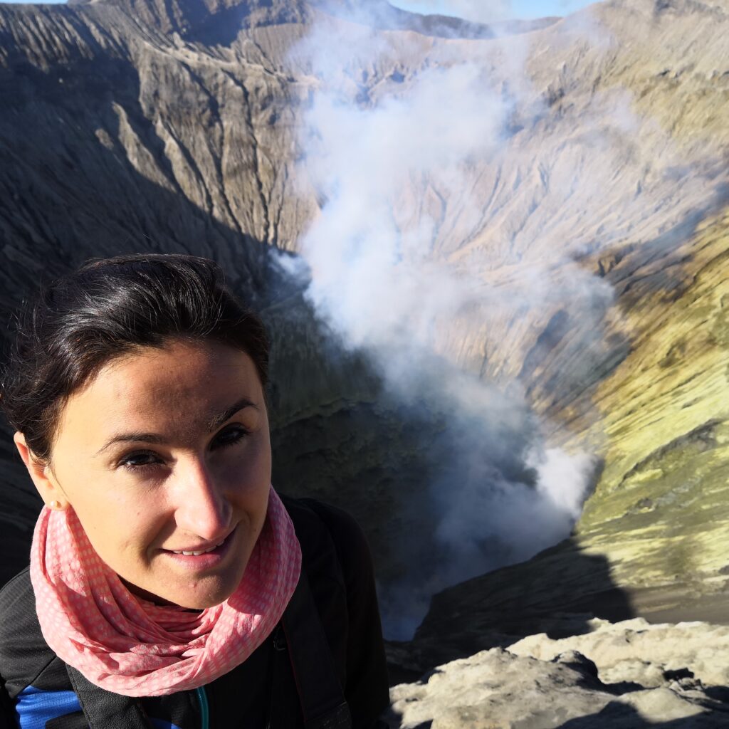 immagine del cratere del Bromo