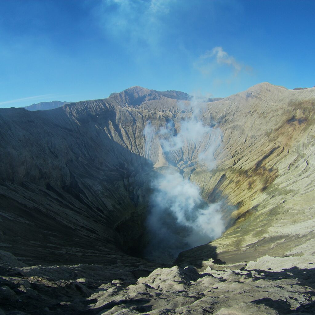 immagine del cratere del Bromo