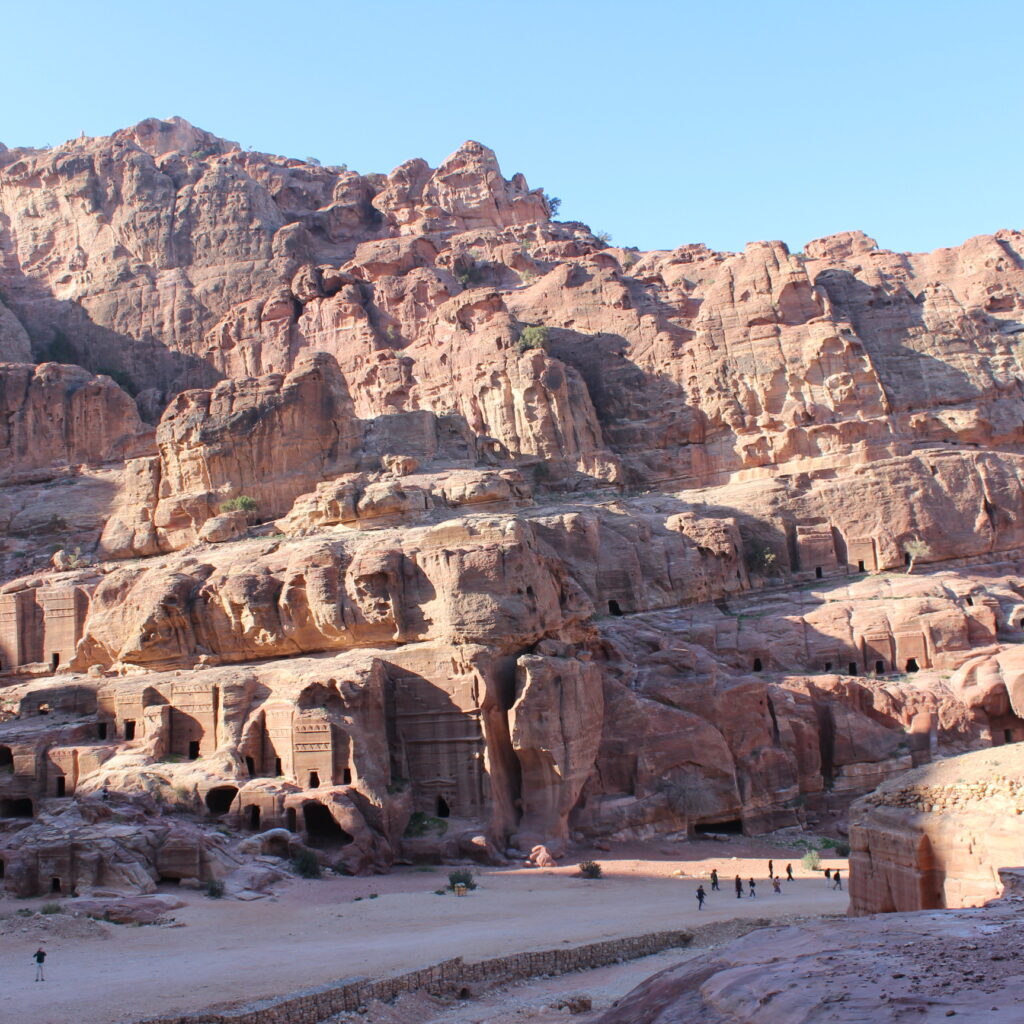 strada delle facciate Petra