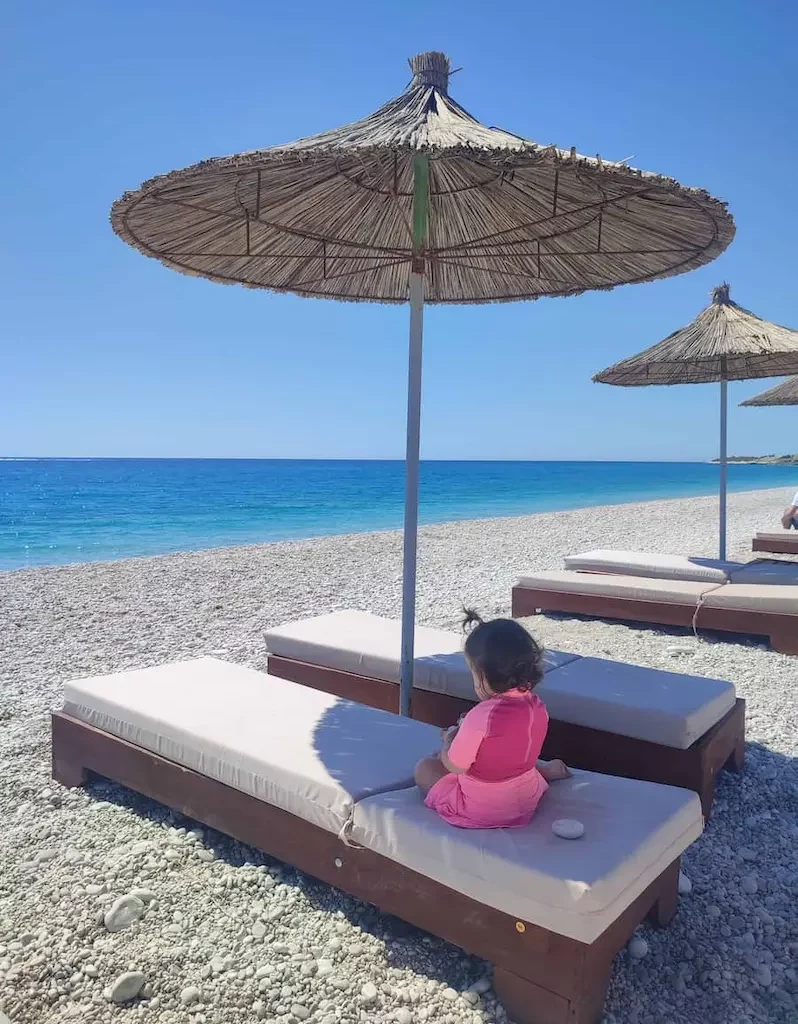 Albania con Bambini, Spiaggia Drymades