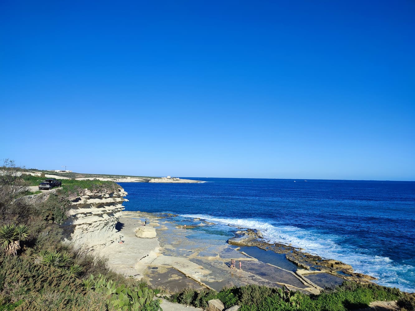 Cosa fare a Marsaxlokk e Marsascala a Malta. Vista delle piscine naturali St. Peter Pool